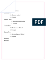 Numerical Analysis Report