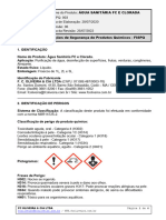 Fispq - Água Sanitária FC e Clorada