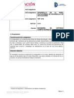 TDF-2105 DESARROLLO EN LA NUBE_PLATAFORMAS DE DESARROLLO DE APLICACIONES 