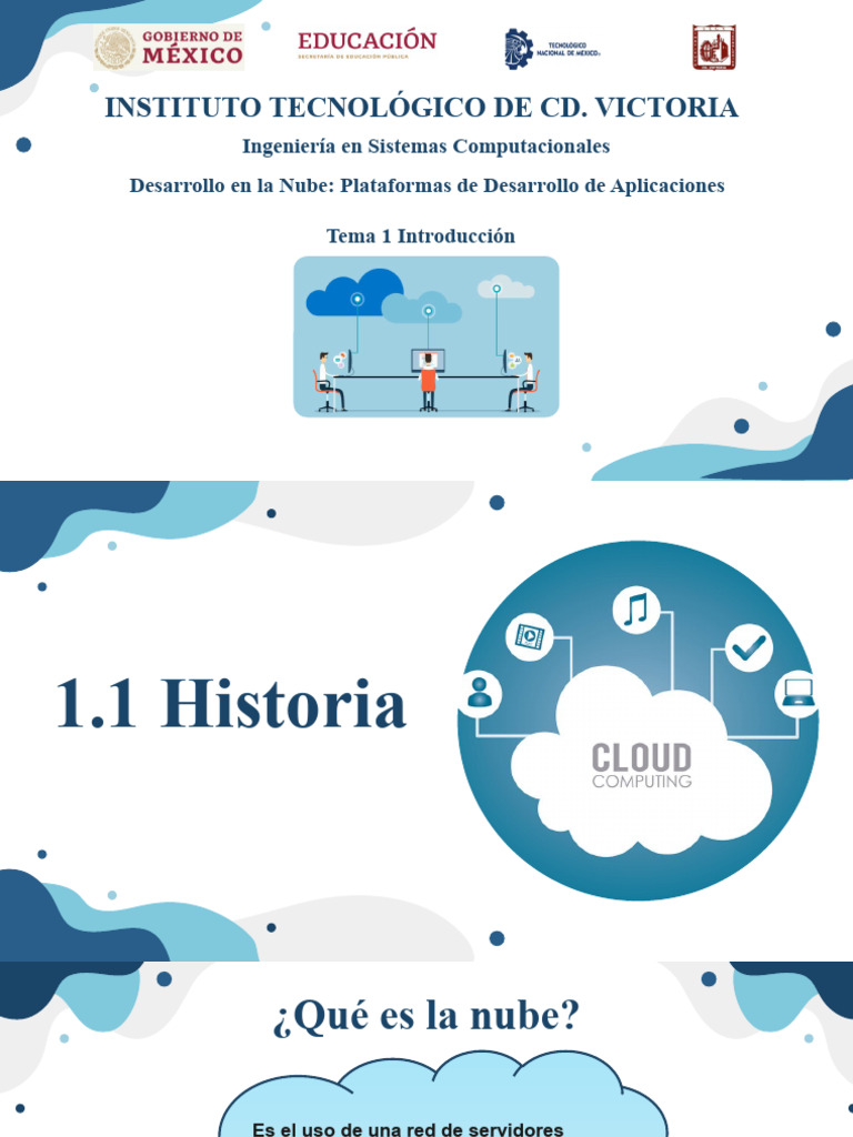 Tema 1. - Desarrollo en La Nube | PDF | Computación en la nube ...