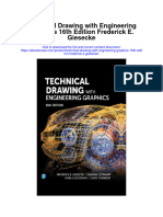 Technical Drawing With Engineering Graphics 16Th Edition Frederick E Giesecke Full Chapter