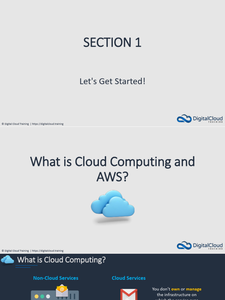 Introduction To Cloud Course Slides | PDF | Cloud Computing | Amazon ...