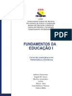 EaDMAT 005 - Fundamentos Da Educação I COMPLETA