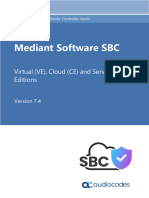 Mediant Software SBC Users Manual Ver 74