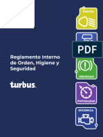 REGLAMENTO INTERNO DE ORDEN, HIGIENE Y SEGURIDAD EMPRESA DE TRANSPORTES RURALES SpA Vigente Desde El 28 de Septiembre de 2023