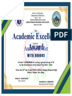 Q2-CERT-WITH-HONORS-SHORT Ret