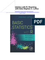 Download Basic Statistics With R Reaching Decisions With Data Stephen C Loftus full chapter