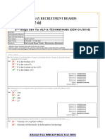 RRB ALP Electronics Mechanic 23 Jan 2019 Official Paper Shift 1