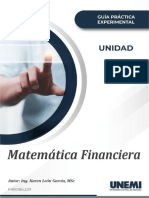 Matemática Financiera: Autor: Ing. Karen León García, MSC