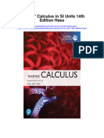 Download Thomas Calculus In Si Units 14Th Edition Hass all chapter