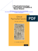 Download Clinical Psychopharmacology Principles And Practice 1St Edition S Nassir Ghaemi full chapter