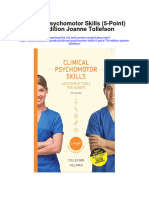 Clinical Psychomotor Skills 5 Point 7Th Edition Joanne Tollefson Full Chapter