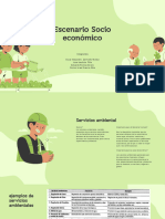 Presentación Universitaria Medio Ambiente Ilustraciones Flat Verde
