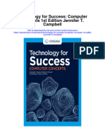 Download Technology For Success Computer Concepts 1St Edition Jennifer T Campbell full chapter
