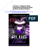 Plug and Tame A Steamy Dark Paranormal Romance Plug and Claim Duology Book 2 Darcy Fayton All Chapter