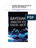 Download Bayesian Analysis With Excel And R 1St Edition Conrad Carlberg full chapter
