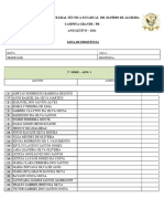 LISTA DOS ALUNOS - 2ª SÉRIE - ATUALIZADA