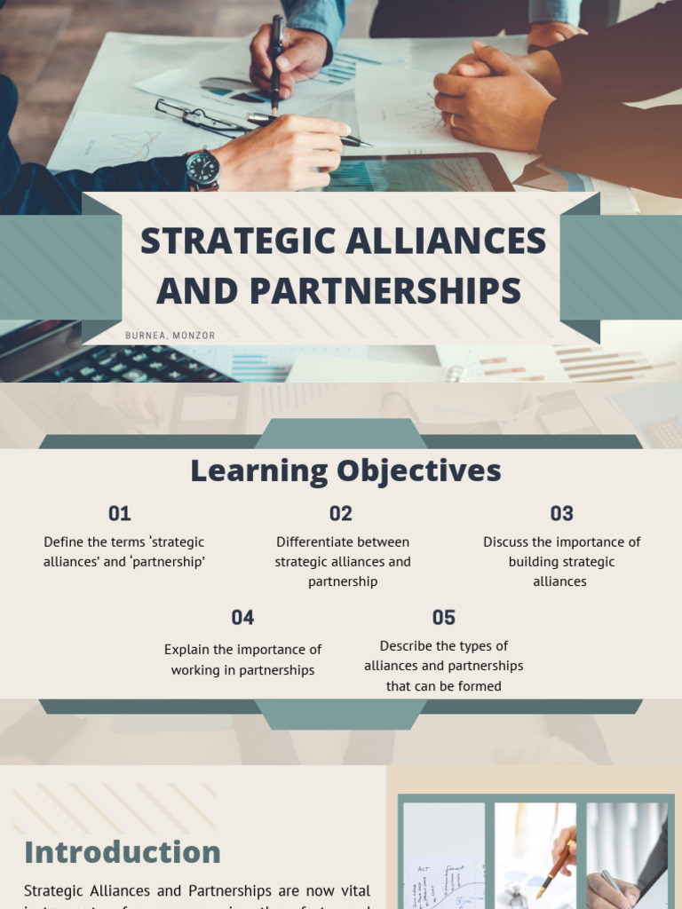 Strategic Alliances And Partnerships Pdf Partnership Private Sector