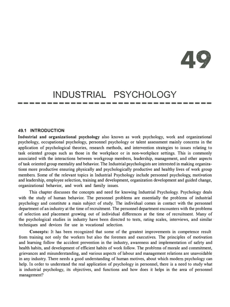 INDUSTRIAL PSYCHOLOGY RESEARCH TOPICS visual data 5