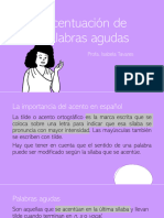 acentuación de palabras agudas