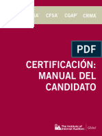 Certification Candidate Handbook Spanish