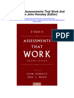 A Guide To Assessments That Work 2Nd Edition John Hunsley Editor Full Chapter