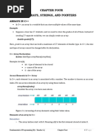 Chapter 4 - Arrays and Strings (Part 1)