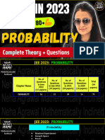 Final Jee 2023 Probability One Shot Series