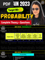 Final Jee 2023 Probability One Shot Series