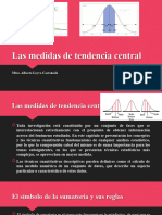 Las Medidas de Tendencia Central