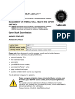 Sample Answer Sheet