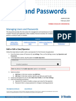 Managing Users and Passwords