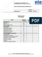 Prueba Psicopedagógica Informal NT2