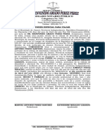 Poder Autorizacion de viaje MANUEL ANTONIO PEREZ SANCHEZ Y KATHERINE HIRALDO LIZARDO