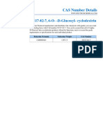 92517-02-7, 6-O - D-Glucosyl - Cyclodextrin: CAS Number Details