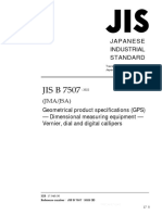 JIS B 7507 2022 - Calibrador Vernier