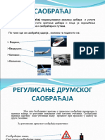 Saobraćaj I Regulisanje Drumskog Saobraćaja