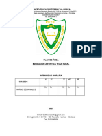 Plan de Area 2023 Artistica Cpsjt