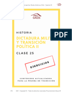 CLASE 25 - Dictadura Militar y Transicion Politica II. Guia ejercicios
