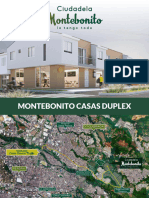 Brochure ASUL Montebonito CASAS DUPLEX