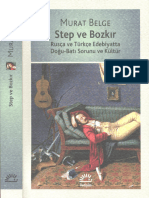 Murat Belge - Step Ve Bozkır - Rusça Ve Türkçe Edebiyatta Doğu-Batı Sorunu Ve Kültür-İletişim Yayınları (2016)