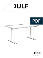 Rodulf Underframe Sit Stand F Table Top White - AA 2280140 2 100