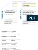 Passe Compose Verbes Pronominaux