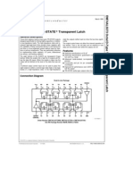 DM74ALS373 Octal D-Type TRI-STATE Transparent Latch Specs