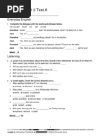 Skills Test Unit 2 A