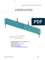Analysis Reinforced Concrete (RC) Beams Nonlinear - FEA