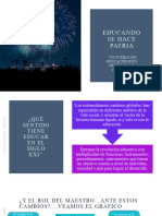 EDUCANDO SE HACE PATRIA