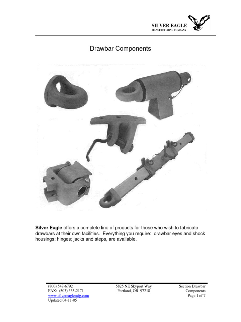 Section 4-Drawbar Components | PDF | Wire | Equipment