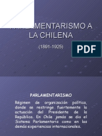 Parlamentarismo A La Chilena