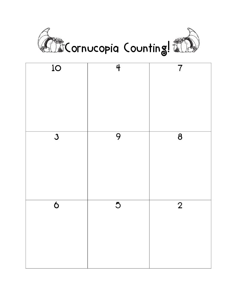 Cornucopia Counting | PDF